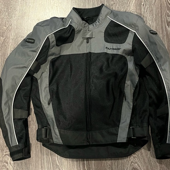 Black and Gray Performance Jacket for Men